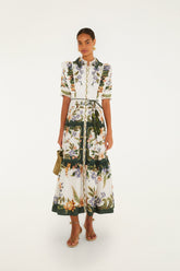Sand Nature Short Sleeve Maxi Dress