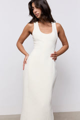 Cotton Mix Midi Dress