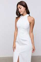 Collar Maxi Dress