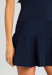 Audrina Metallic Knit Dress