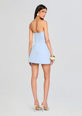 Poppi Heavy Crepe Strapless Mini Dress