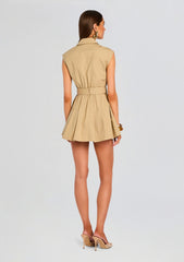 Audley Trench Mini Dress