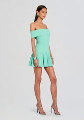 Erica Metallic Knit Dress