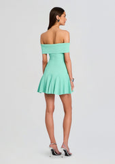 Erica Metallic Knit Dress