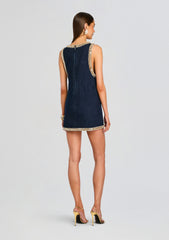Dorte Denim Embellished Dress