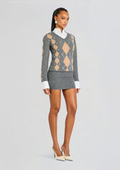 Ornella Embellished Knit Dress