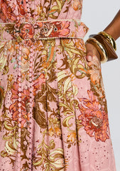 Sula Long Shirt Dress With Buckle Belt