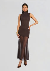 Amine Knit Maxi Dress