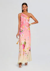 Avya One Shoulder Sash Dress