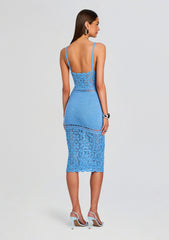 Tristyn Crochet Midi Dress