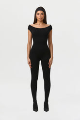 Smooth Off-Shoulder Jumpsuit