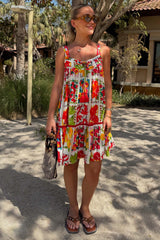 Fruit Stamps Mini Dress