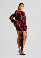 Thesaly Velvet Dress