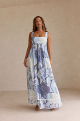 Alista Dress - Bouquet Blu
