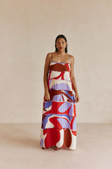 Aitana Dress - Valley Red