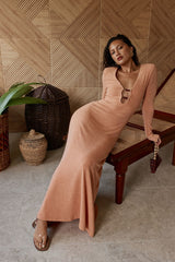 Belora Dress - Apricot