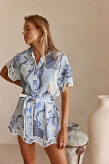 Daria Dress - Bouquet Blu