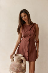Graylee Dress - Chocolate