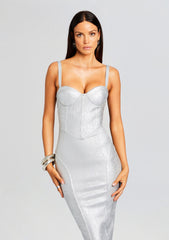 Zora Coated Knit Dress