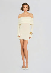 Galli Rib Knit Mini Dress