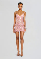 Kamala Sequin Lace Dress