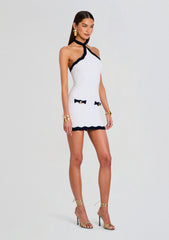 Myna Metallic Rib Knit Dress