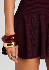 Quinn Metallic Knit Dress