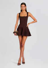 Caterina Metallic Bandage Knit Dress