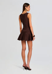 Caterina Metallic Bandage Knit Dress