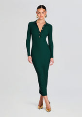 Buffy Metallic Knit Dress