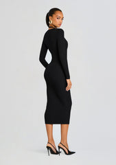 Lorella Metallic Knit Dress