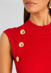 Nunzia Metallic Knit Dress