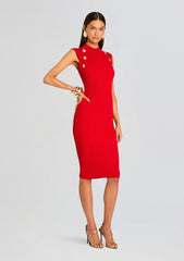 Nunzia Metallic Knit Dress
