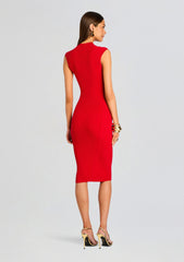 Nunzia Metallic Knit Dress