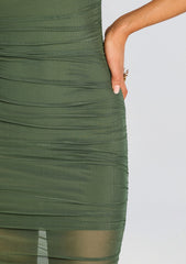 Noel Mesh Midi Dress