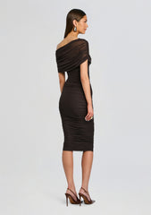 Nyssa Mesh Midi Dress