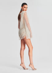 Opal Crystal Embellished Dress