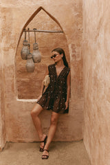 Joslin Dress - Chocolate Speck
